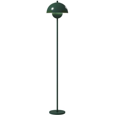HOMCOM Nowoczesna lampa podłogowa do salonu, wysoka lampa stojąca z okrągłym kloszem odbijającym światło i przełącznikiem nożnym do sypialni i biura.. HOMCOM Nowoczesna lampa podłogowa do salonu, wysoka lampa stojąca z okrągłym kloszem odbijającym światło i przełącznikiem nożnym do sypialni i biura..
