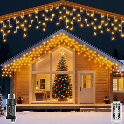 Inny producent HOPEXY Lampa Świąteczna 8m 240 LED IP44 Wodoodporna Na Zewnątrz Wewnątrz Inny producent HOPEXY Lampa Świąteczna 8m 240 LED IP44 Wodoodporna Na Zewnątrz Wewnątrz