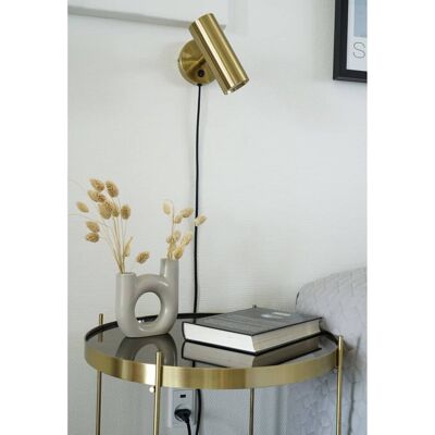 Kinkiet z brązu House Nordic - Przewód tekstylny 190 cm - 15x10x22 cm Kinkiet z brązu House Nordic - Przewód tekstylny 190 cm - 15x10x22 cm