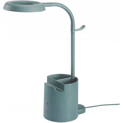 IKEA BRUNBAGE Lampa biurkowa LED z pojemnikiem można przyciemniać/turkusowy IKEA BRUNBAGE Lampa biurkowa LED z pojemnikiem można przyciemniać/turkusowy