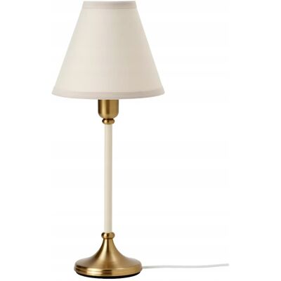 IKEA FLYGHOJD Lampa stołowa, mosiądz/beżowy, 54 cm IKEA FLYGHOJD Lampa stołowa, mosiądz/beżowy, 54 cm