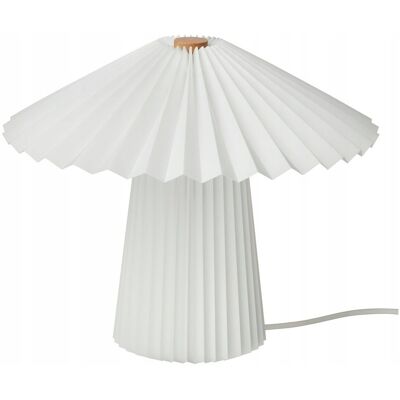 IKEA KUDDLAVA Lampa stołowa - plisowana biały 28 cm IKEA KUDDLAVA Lampa stołowa - plisowana biały 28 cm