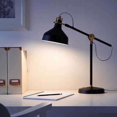IKEA RANARP LAMPA LAMPKA BIURKOWA CZARNY IKEA RANARP LAMPA LAMPKA BIURKOWA CZARNY