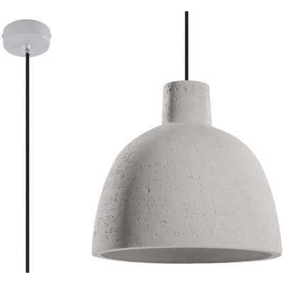 Iga IMOLA Lampa wisząca Retro Szary Beton Iga IMOLA Lampa wisząca Retro Szary Beton
