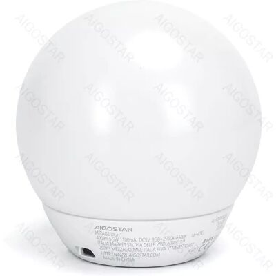 Aigostar Inteligentna lampa ambientowa biała kula Φ120 RGB-CCT Bluetooth MESH Aigostar Inteligentna lampa ambientowa biała kula Φ120 RGB-CCT Bluetooth MESH