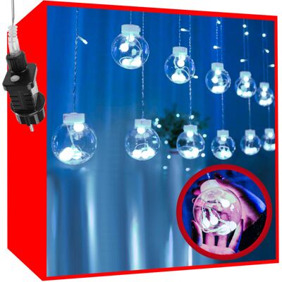 Iso Trade, Kule wiszące lampki choinkowe, kurtyna, 108 LED Iso Trade, Kule wiszące lampki choinkowe, kurtyna, 108 LED