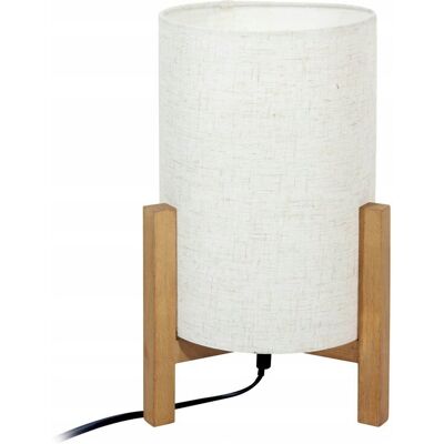ItaLux Lampa stołowa ONES M E27 - drewno/biały ItaLux Lampa stołowa ONES M E27 - drewno/biały