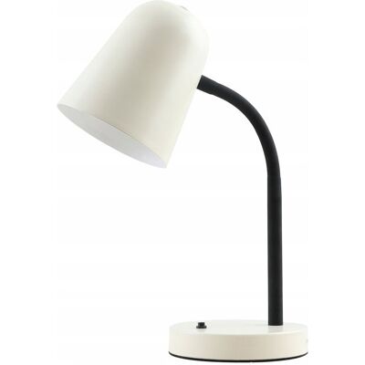 ItaLux Lampka biurkowa PRATO E27 - biały/czarny ItaLux Lampka biurkowa PRATO E27 - biały/czarny