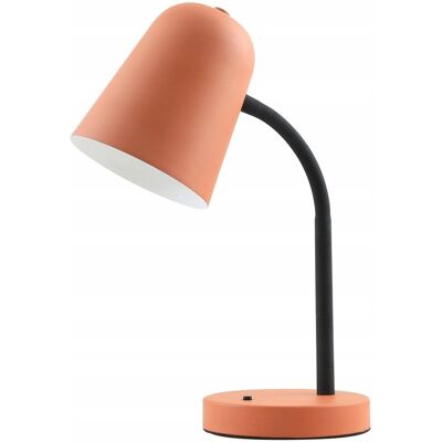 ItaLux Lampka biurkowa PRATO E27 - pomarańczowy/czarny ItaLux Lampka biurkowa PRATO E27 - pomarańczowy/czarny