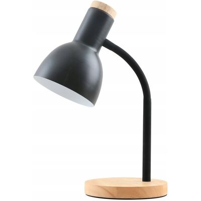 Lampa biurkowa Italux - TB-37263-BK, E27, 360mm, Drewno Lampa biurkowa Italux - TB-37263-BK, E27, 360mm, Drewno