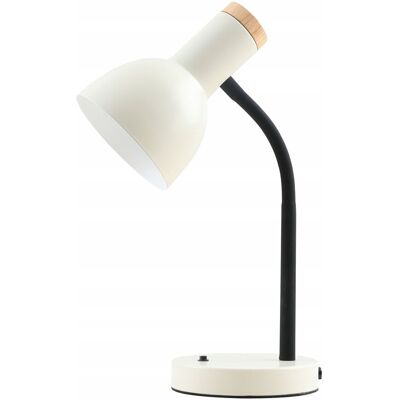 ItaLux Lampka biurkowa SENZA E27 - czarny/biały ItaLux Lampka biurkowa SENZA E27 - czarny/biały