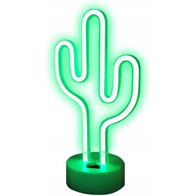 Inny producent KAKTUS NEON LED LAMPKA NOCNA USB/BATERIE PIĘKNA OZDOBA Inny producent KAKTUS NEON LED LAMPKA NOCNA USB/BATERIE PIĘKNA OZDOBA