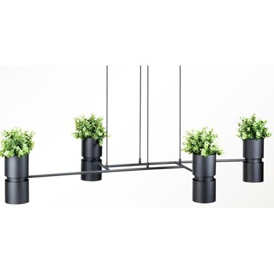Iga KALINDA Lampa Wisząca Czarna Z Aluminium Iga KALINDA Lampa Wisząca Czarna Z Aluminium