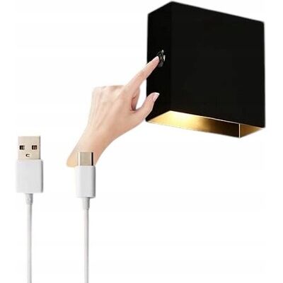 inna (Inny) Kinkiet Lampki nocne Aluminiowa bezprzewodowa magnetyczna czarna Lightess inna (Inny) Kinkiet Lampki nocne Aluminiowa bezprzewodowa magnetyczna czarna Lightess
