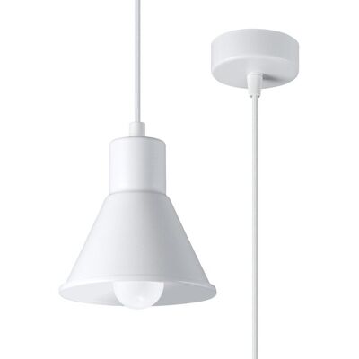 Iga Klasyczna Biała Lampa Wisząca Uniwersalny Design TRITON 1 Czarny Iga Klasyczna Biała Lampa Wisząca Uniwersalny Design TRITON 1 Czarny