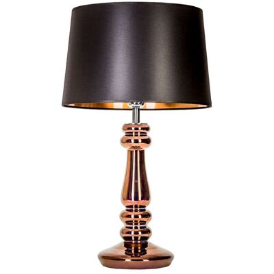 Klasyczna LAMPA stołowa PETIT TRIANON COPPER L051261260 4Concepts abażurowa LAMPKA nocna do sypialni czarna miedź Klasyczna LAMPA stołowa PETIT TRIANON COPPER L051261260 4Concepts abażurowa LAMPKA nocna do sypialni czarna miedź