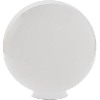 Huta Klosz kula szklana z kołnierzem 4034 - śr. 250/100 mm - biały błyszczący Huta Klosz kula szklana z kołnierzem 4034 - śr. 250/100 mm - biały błyszczący