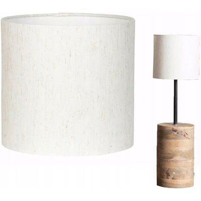 inna (Inny) KLOSZ ABAŻUR DO LAMPY 20cm stojącej podłogowej WALEC biały len boho inna (Inny) KLOSZ ABAŻUR DO LAMPY 20cm stojącej podłogowej WALEC biały len boho