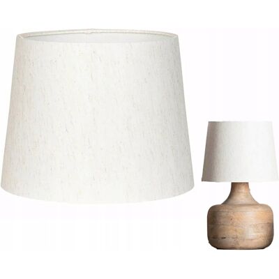 inna (Inny) KLOSZ ABAŻUR DO LAMPY STOJĄCEJ BIAŁY STOŻEK lniany naturalny biały 26cm inna (Inny) KLOSZ ABAŻUR DO LAMPY STOJĄCEJ BIAŁY STOŻEK lniany naturalny biały 26cm