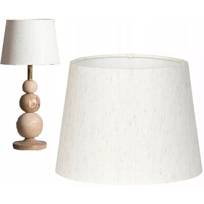 inna (Inny) KLOSZ DO LAMPY ABAŻUR STOŻEK biały lniany naturalny biały 20cm dekoracja inna (Inny) KLOSZ DO LAMPY ABAŻUR STOŻEK biały lniany naturalny biały 20cm dekoracja