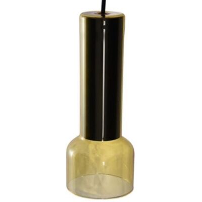 Klosz do lampy wiszącej szklany Ziko AZ3413 Azzardo czarny żółty Klosz do lampy wiszącej szklany Ziko AZ3413 Azzardo czarny żółty