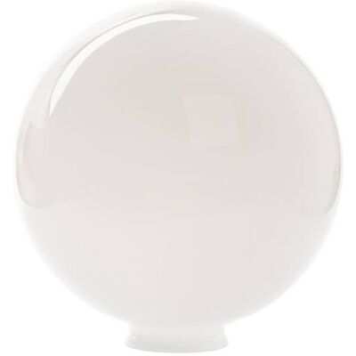 Huta Klosz kula szklana z kołnierzem 4032 - śr. 250/80 mm - biały błyszczący Huta Klosz kula szklana z kołnierzem 4032 - śr. 250/80 mm - biały błyszczący