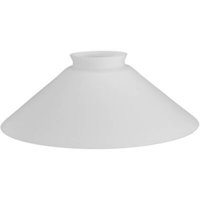 Huta Klosz szklany daszek opalowy 4307 - śr. 200/57 mm - biały matowy Huta Klosz szklany daszek opalowy 4307 - śr. 200/57 mm - biały matowy