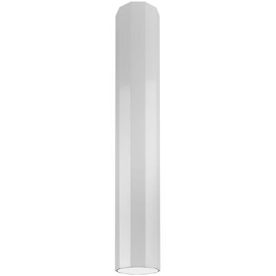 Klosz tuba słupek geometryczny biały 40cm Nowodvorski POLY Klosz tuba słupek geometryczny biały 40cm Nowodvorski POLY