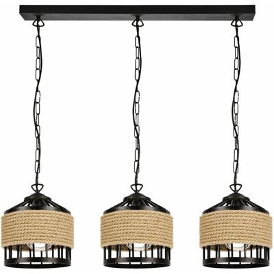 Inny producent KOLOSEUM 3 Lampa wisząca czarna listwa Inny producent KOLOSEUM 3 Lampa wisząca czarna listwa