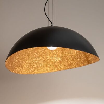 Kopułowa lampa wisząca retro SOLARIS 40610 Sigma czarna miedziana Kopułowa lampa wisząca retro SOLARIS 40610 Sigma czarna miedziana