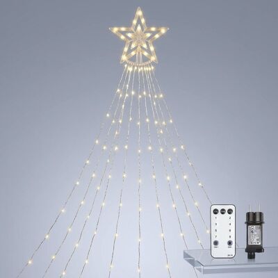 nieznany producent Kurtyna Świetlna Lampki LED Świąteczne Światełka Choinkowe 3,5m 360 Diod nieznany producent Kurtyna Świetlna Lampki LED Świąteczne Światełka Choinkowe 3,5m 360 Diod