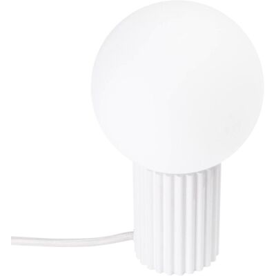 SOLLUX LIGHTING Lampa biurkowa Kula loftowa na stolik HALO biała Sollux SL.1711 SOLLUX LIGHTING Lampa biurkowa Kula loftowa na stolik HALO biała Sollux SL.1711