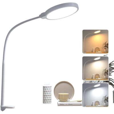 Inny producent Lampa biurkowa LED Hensam 10 poziomów jasności 3 temperatury barwowe BIAŁA Inny producent Lampa biurkowa LED Hensam 10 poziomów jasności 3 temperatury barwowe BIAŁA