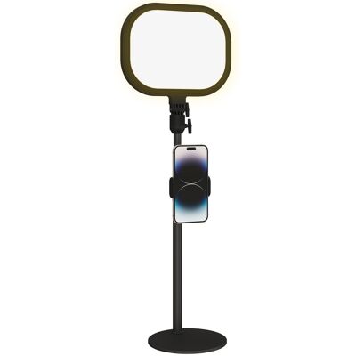 Lampa biurkowa LED HOMCOM, ściemnialna lampa stołowa z uchwytem na telefon, 5 trybów kolorów i 10 poziomów jasności, funkcja pamięci, regulowana lam.. Lampa biurkowa LED HOMCOM, ściemnialna lampa stołowa z uchwytem na telefon, 5 trybów kolorów i 10 poziomów jasności, funkcja pamięci, regulowana lam..