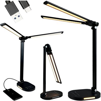 Berge Lampa Biurkowa LED Podwójna MOCNA 8W + Wiele Barw Ściemniana Wysoka Jakość Berge Lampa Biurkowa LED Podwójna MOCNA 8W + Wiele Barw Ściemniana Wysoka Jakość