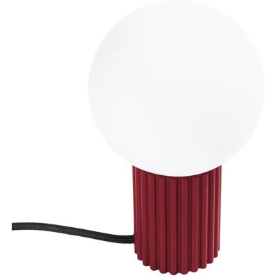 SOLLUX LIGHTING Lampa biurkowa modna kula HALO burgund Sollux SL.1751 SOLLUX LIGHTING Lampa biurkowa modna kula HALO burgund Sollux SL.1751