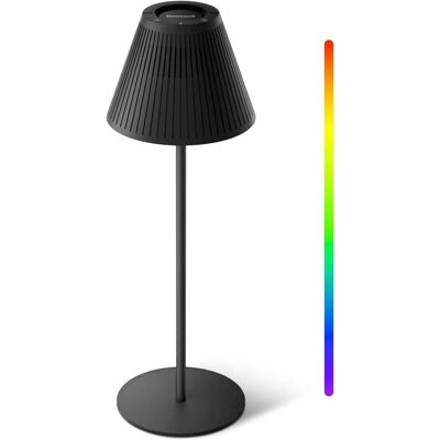 Akuku Lampa biurkowa STOŁOWA akumulatorowa magnetyczna LED 5200mAh RGB 360 czarna Akuku Lampa biurkowa STOŁOWA akumulatorowa magnetyczna LED 5200mAh RGB 360 czarna