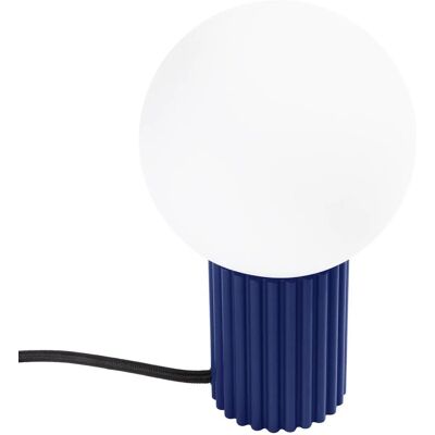 SOLLUX LIGHTING Lampa biurkowa z granatową podstawą HALO ultramaryna Sollux SL.1741 SOLLUX LIGHTING Lampa biurkowa z granatową podstawą HALO ultramaryna Sollux SL.1741