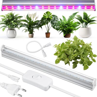 Interlook Lampa do wzrostu kwiatów Lampa 6W do uprawy roślin Lampa z kablem zasilającym oraz przewodem łączeniowym DG-T5-White Interlook Lampa do wzrostu kwiatów Lampa 6W do uprawy roślin Lampa z kablem zasilającym oraz przewodem łączeniowym DG-T5-White