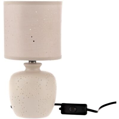 Dakls Lampa lampka nocna elektryczna beżowa stojąca Dakls Lampa lampka nocna elektryczna beżowa stojąca