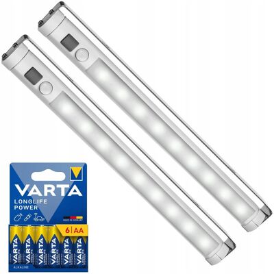 Maclean lampa LED kuchenna podszafkowa z czujnikiem ruchu + 6x bateria AA Maclean lampa LED kuchenna podszafkowa z czujnikiem ruchu + 6x bateria AA