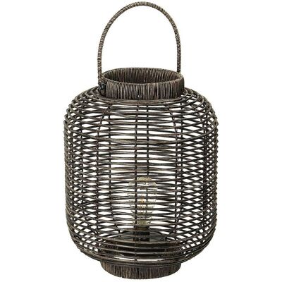 Dekoria Mistic 33cm - Wiklinowa lampa LED Przenośna - Lampion Dekoria Mistic 33cm - Wiklinowa lampa LED Przenośna - Lampion