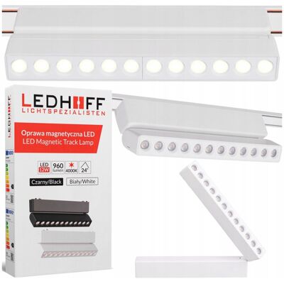 inna (Inny) Lampa LED reflektor do szyny magnetycznej 12W BIAŁA 4000K oprawa regulacja inna (Inny) Lampa LED reflektor do szyny magnetycznej 12W BIAŁA 4000K oprawa regulacja