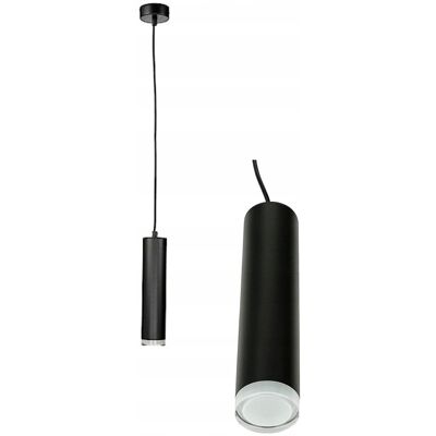 Inny producent Lampa LED Wisząca Czarna Żyrandol 100cm E27 Inny producent Lampa LED Wisząca Czarna Żyrandol 100cm E27