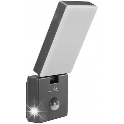 Lampa LED z czujnikiem ruchu Maclean MCE516 GR, czujnik PIR kolor szary 10W Lampa LED z czujnikiem ruchu Maclean MCE516 GR, czujnik PIR kolor szary 10W