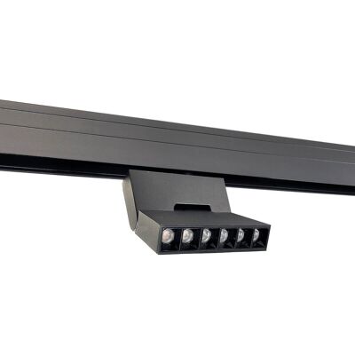 Lampa listwa szynowa Komatsu 6595 Shilo LED 6W 3000K metalowa czarna Lampa listwa szynowa Komatsu 6595 Shilo LED 6W 3000K metalowa czarna