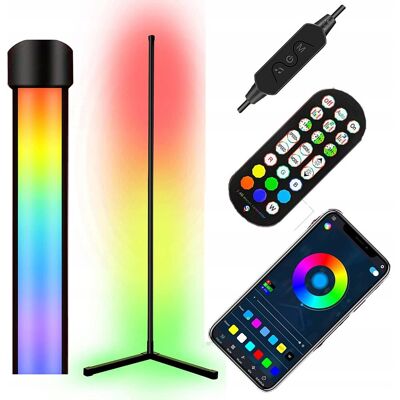 Inny producent LAMPA NAROŻNA PODŁOGOWA STOJĄCA LED RGB PILOT APKA Inny producent LAMPA NAROŻNA PODŁOGOWA STOJĄCA LED RGB PILOT APKA