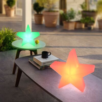 Step Into Design Lampa ogrodowa dekoracyjna gwiazda STAR LED RGBW 16 kolorów 30 cm Step Into Design Lampa ogrodowa dekoracyjna gwiazda STAR LED RGBW 16 kolorów 30 cm