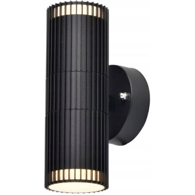EstiloHome Lampa Ogrodowa Kinkiet Czarna Wisząca Podwójny Góra Dół Estilo IP44 GU10 EstiloHome Lampa Ogrodowa Kinkiet Czarna Wisząca Podwójny Góra Dół Estilo IP44 GU10