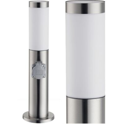 SuperLed Lampa Ogrodowa słupek 45 cm E27 z gniazdem 230V SuperLed Lampa Ogrodowa słupek 45 cm E27 z gniazdem 230V